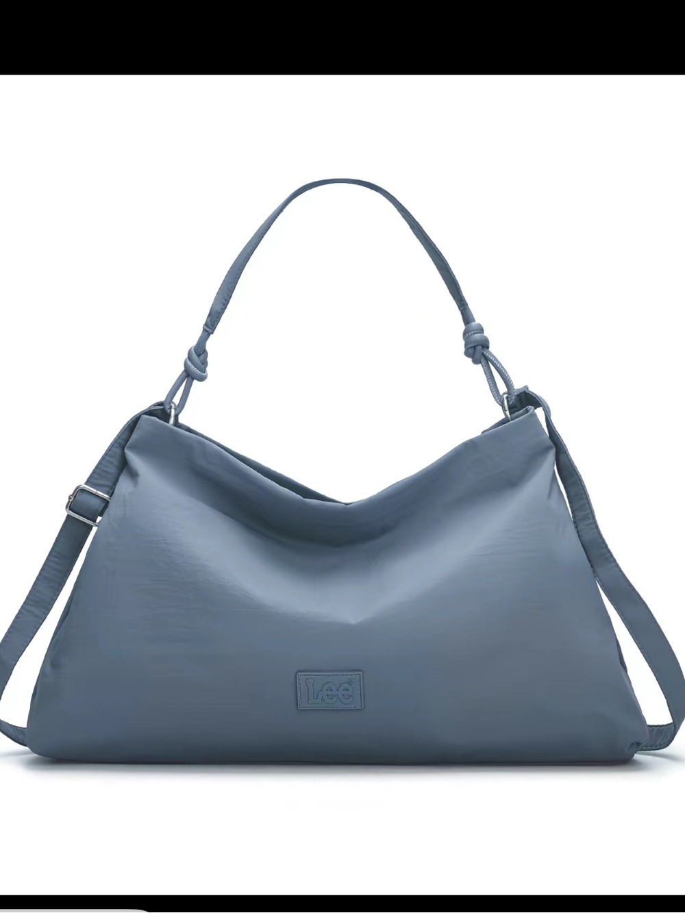 Lee Slate Blue Soft Hobo Shoulder Bag